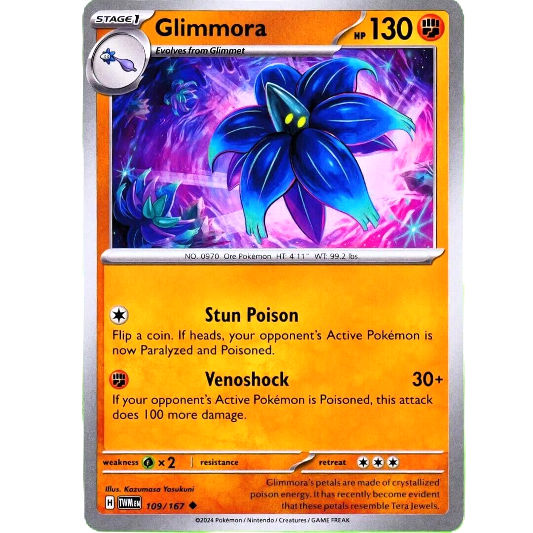 Glimmora - Uncommon - Pokemon TCG Scarlet & Violet Twilight Masquerade #109/167