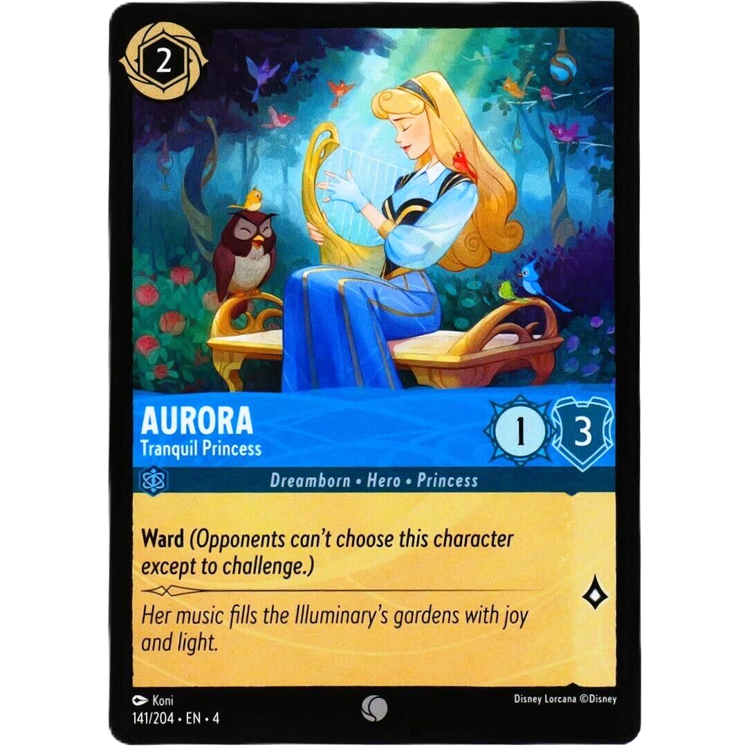 Aurora Tranquil Princess - Common - Disney Lorcana TCG Ursula's Return #141/204