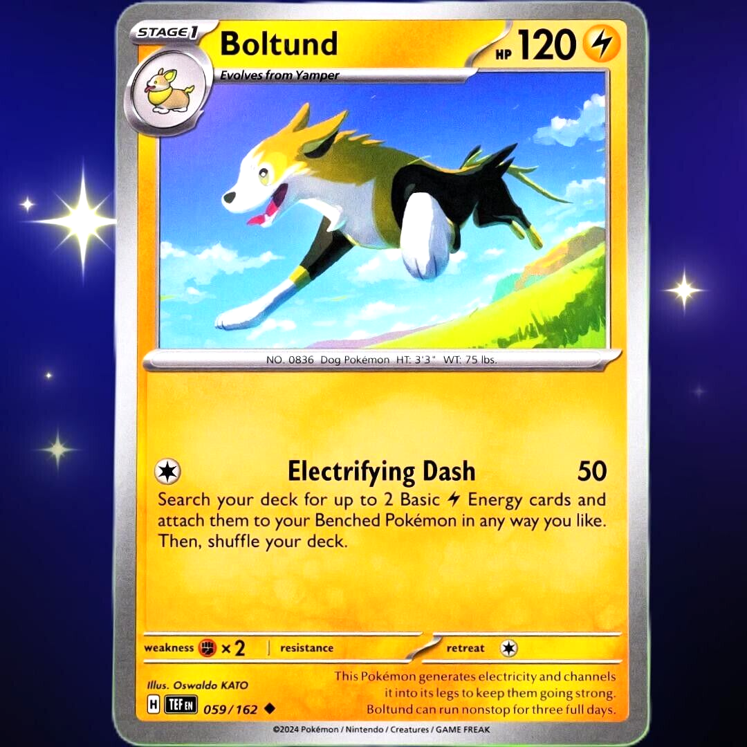 Boltund - Uncommon - Pokemon TCG Scarlet & Violet Temporal Forces #059/162