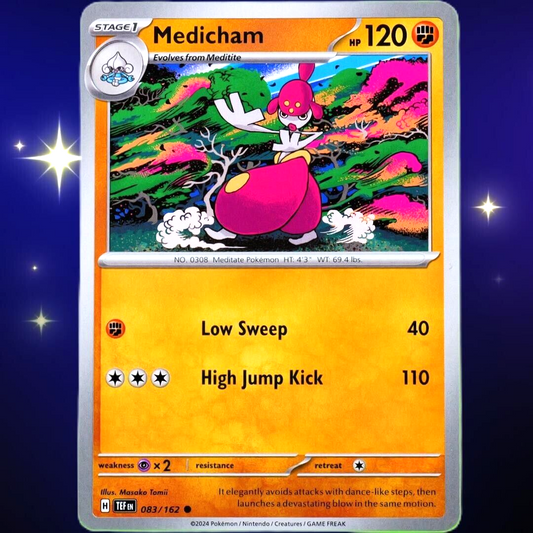 Medicham - Common - Pokemon TCG Scarlet & Violet Temporal Forces #083/162