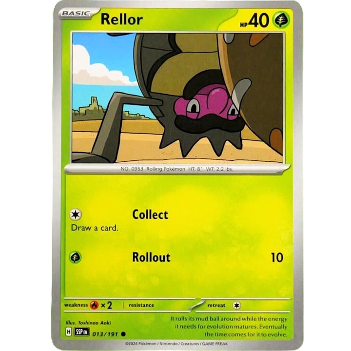 Rellor - Common - Pokemon TCG Surging Sparks #013/191