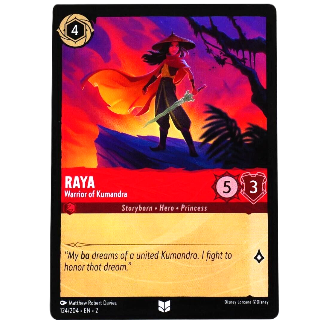 Raya Warrior of Kumandra - Disney Lorcana TCG Rise of the Floodborn #124/204