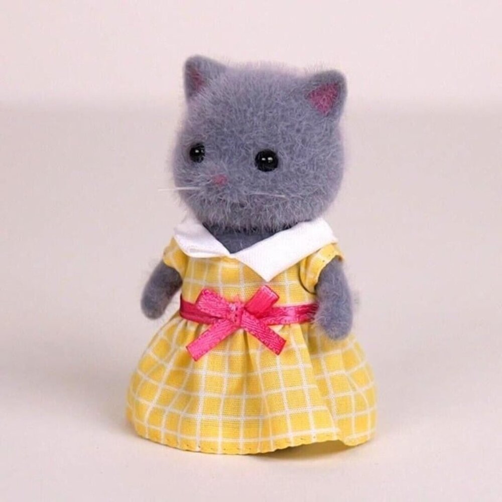 Calico Critters Grey Persian Cat Sister
