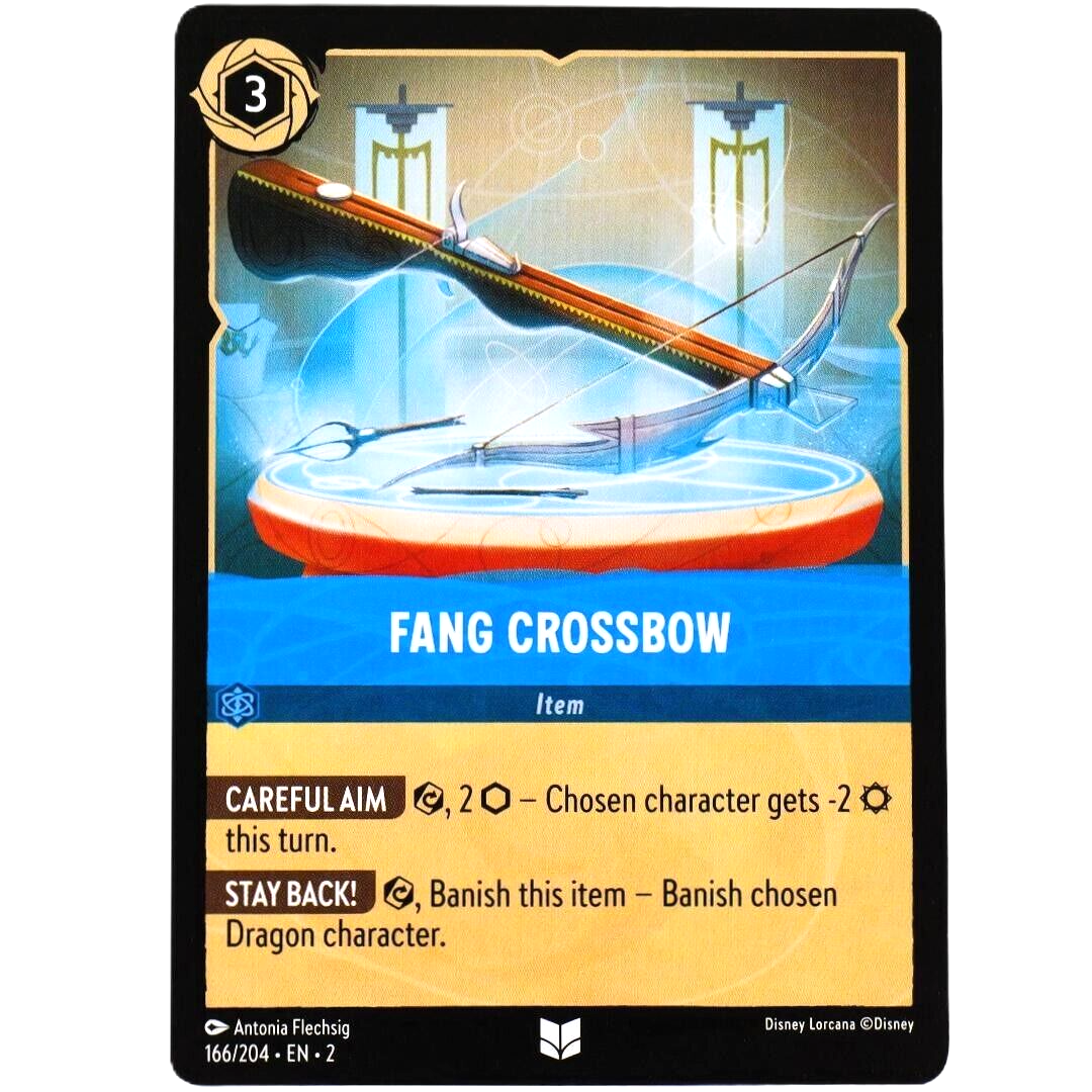 Fang Crossbow Item Card - Disney Lorcana TCG Rise of the Floodborn #166/204