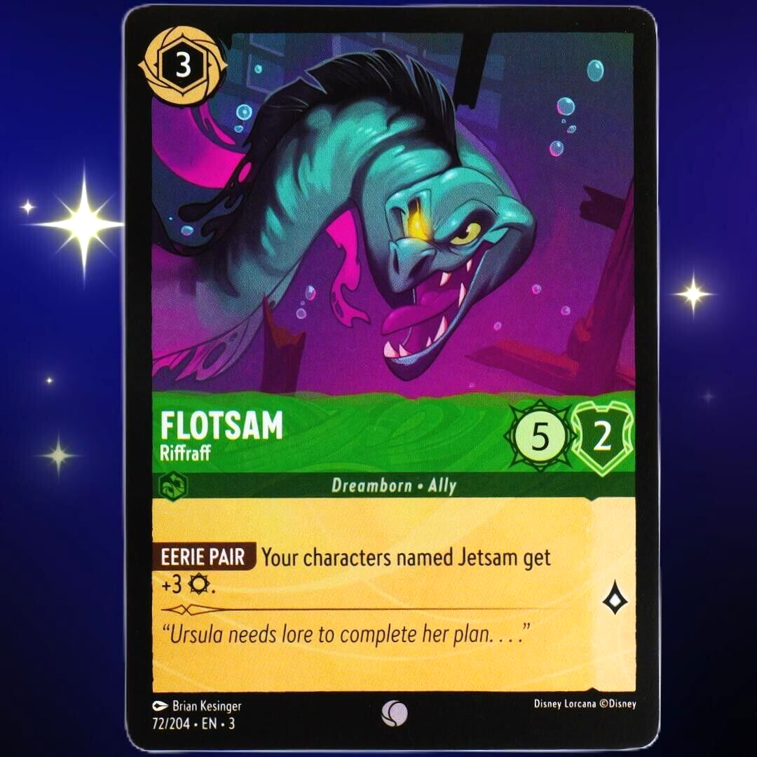 4x Flotsam Riffraff - Common - Disney Lorcana TCG Into the Inklands #72/204