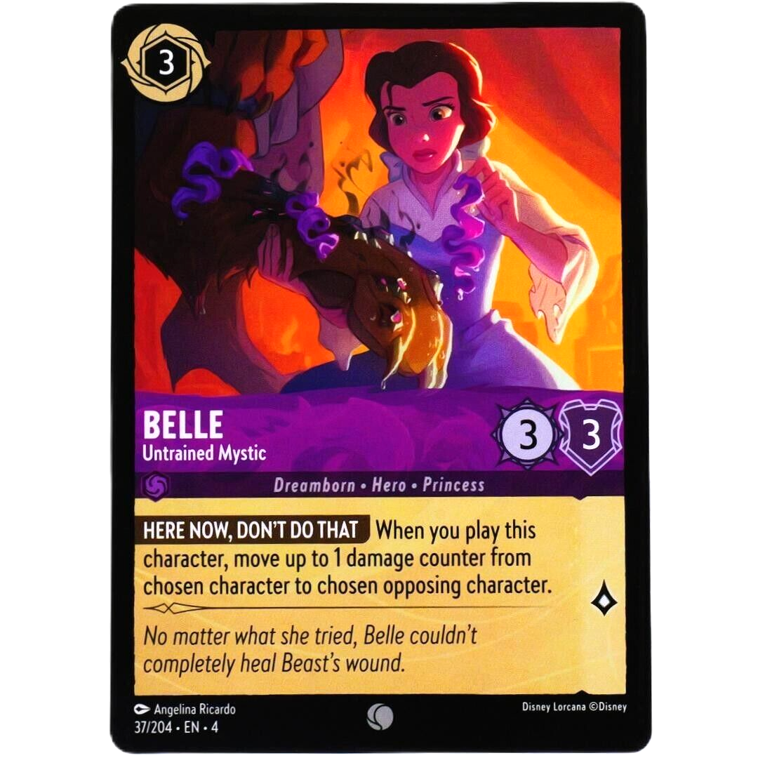 Belle Untrained Mystic - Common - Disney Lorcana Ursula's Return #37/204