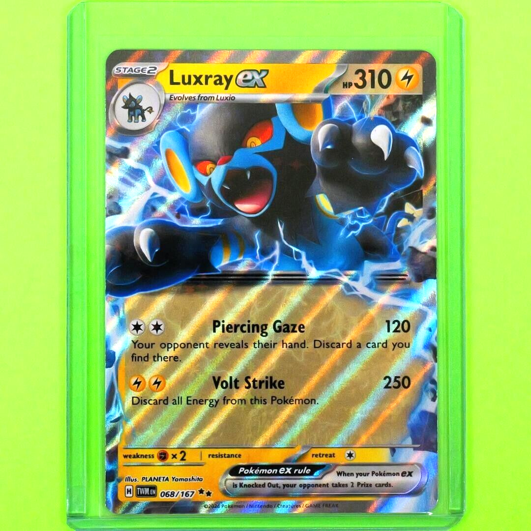 Luxray EX - Double Rare Holo - Pokemon TCG Twilight Masquerade #068/167