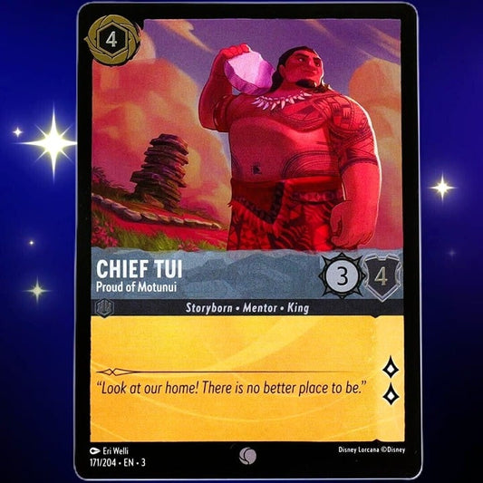 (Foil) Chief Tui Proud of Motunui - Common - Lorcana Into the Inklands #171/204