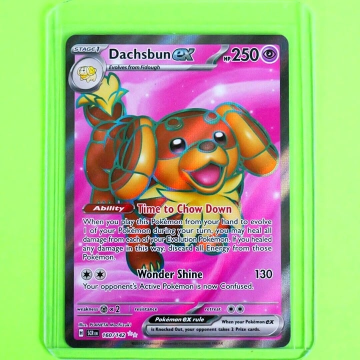 Dachsbun EX - Ultra Rare Holo - Pokemon TCG Stellar Crown #160/142