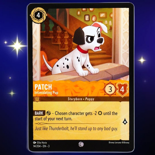 Patch Intimidating Pup - Common - Disney Lorcana TCG Into the Inklands #14/204