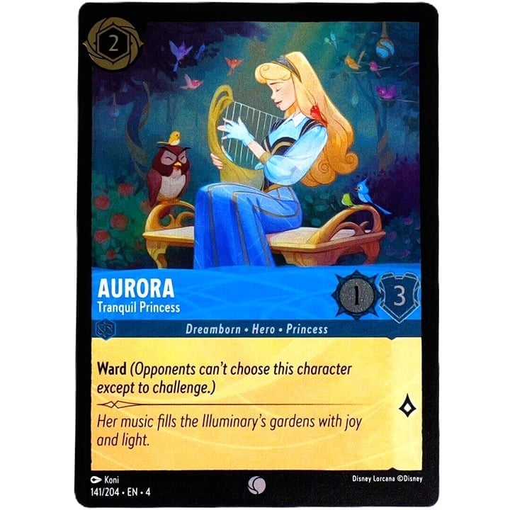 (Foil) Aurora Tranquil Princess - Disney Lorcana TCG Ursula's Return #141/204