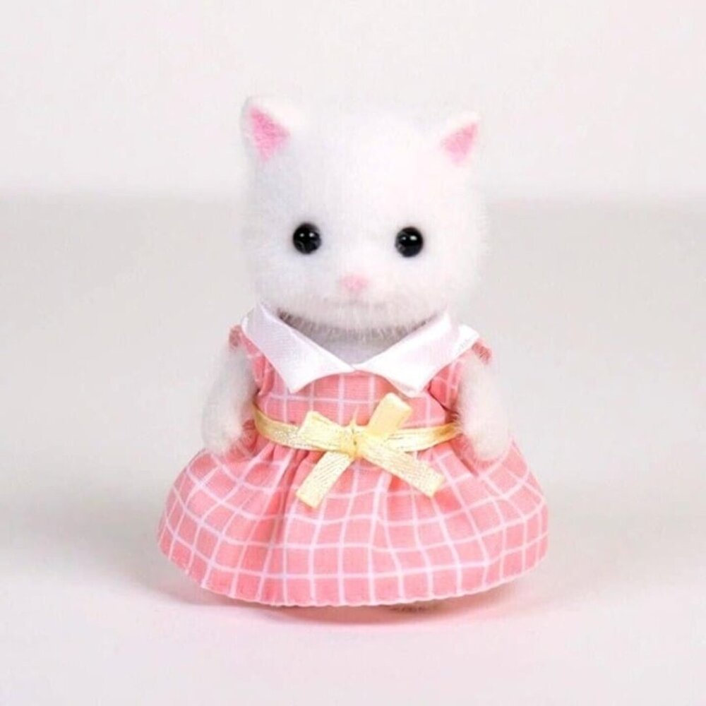 Calico Critters White Persian Cat Sister