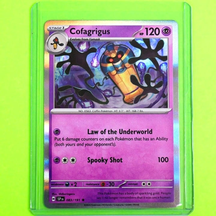 Cofagrigus - Rare Holo - Pokemon TCG Scarlet & Violet Surging Sparks #083/191