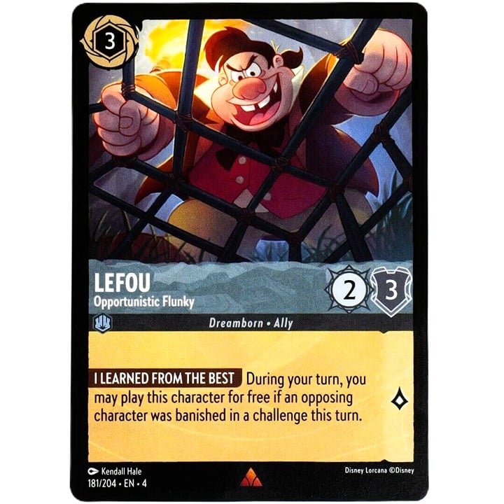 Lefou Opportunistic Flunky - Rare - Disney Lorcana TCG Ursula's Return #181/204