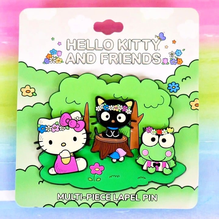 Hello Kitty and Friends Enamel Pin Set - High-Quality - Set of 4