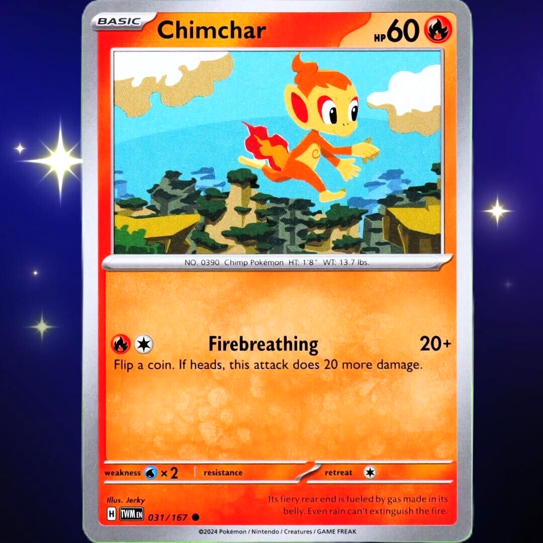 Chimchar - Common - Pokemon TCG Scarlet & Violet Twilight Masquerade #031/167