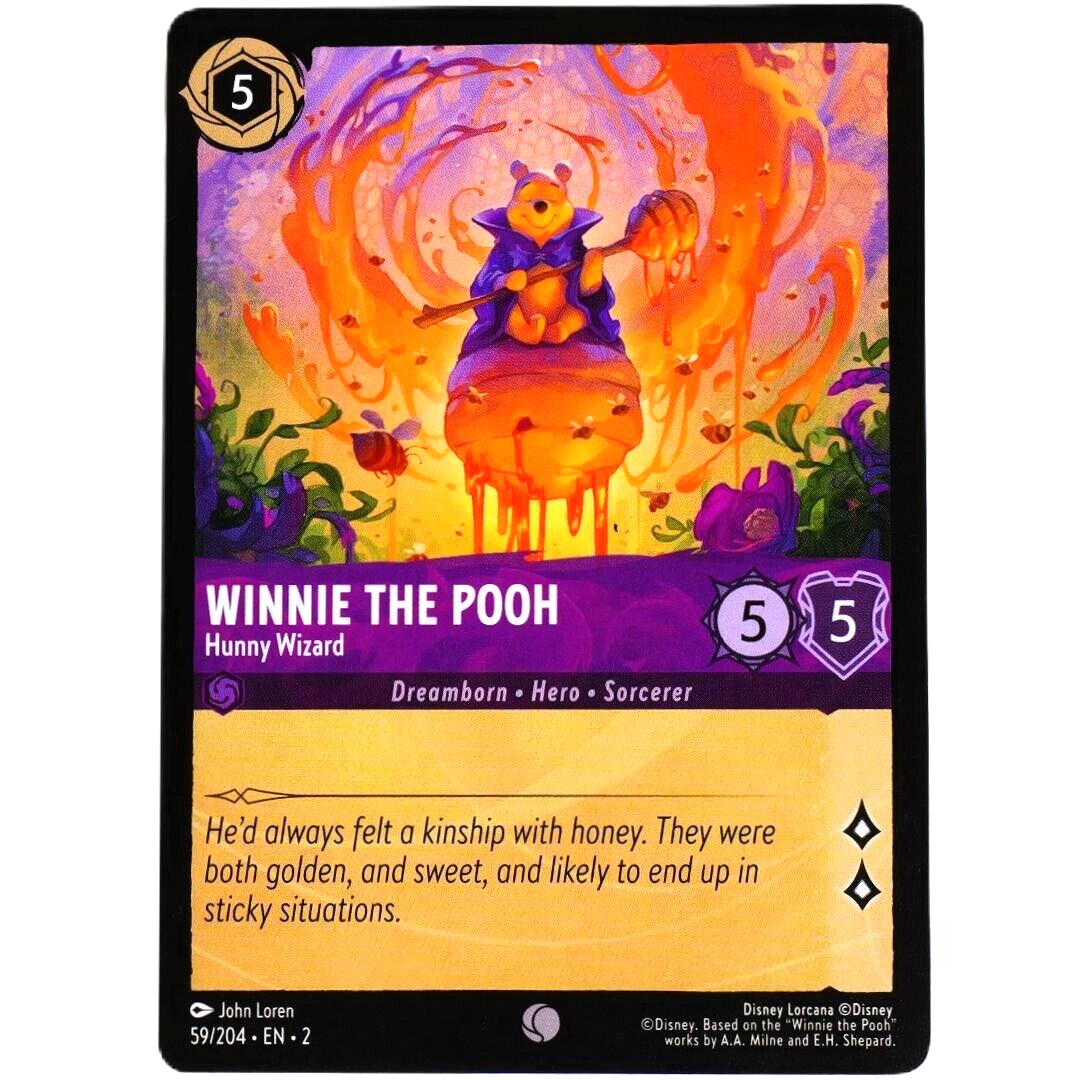 Winnie the Pooh Hunny Wizard - Disney Lorcana TCG Rise of the Floodborn #59/204