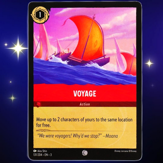 Voyage Action - Common - Disney Lorcana TCG Into the Inklands #131/204