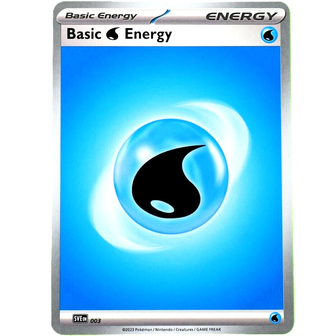 Basic Energy - Water - Pokemon TCG Scarlet & Violet #003 - Set of 5