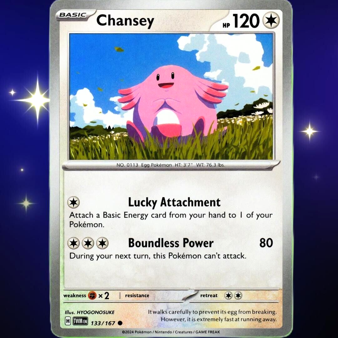 Chansey - Common - Pokemon TCG Scarlet & Violet Twilight Masquerade #133/167