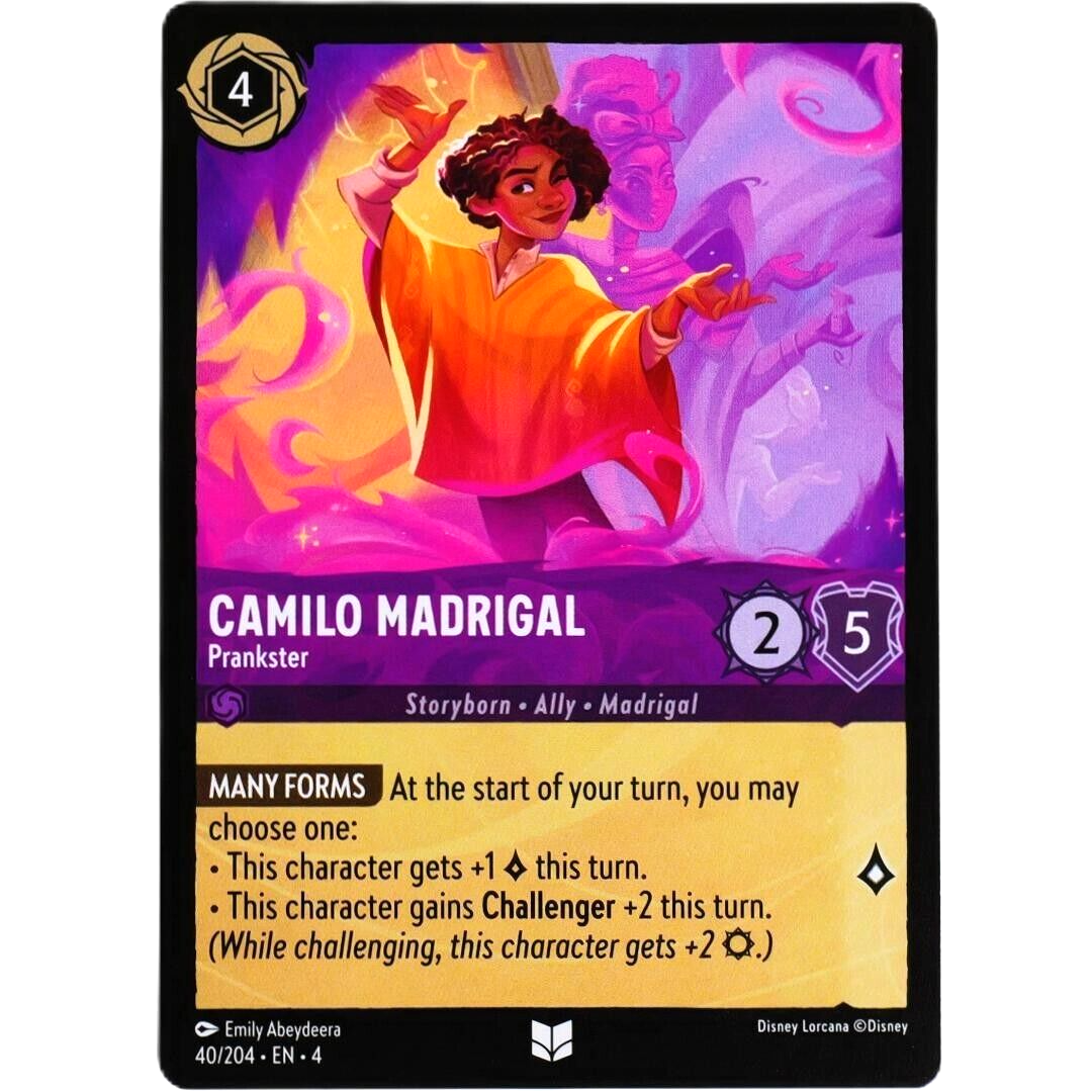 Camilo Madrigal Prankster - Uncommon - Disney Lorcana Ursula's Return #40/204