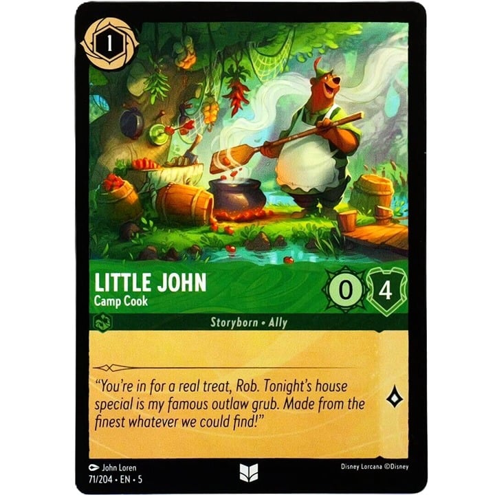 Little John Camp Cook - Uncommon - Disney Lorcana TCG Shimmering Skies #71/204