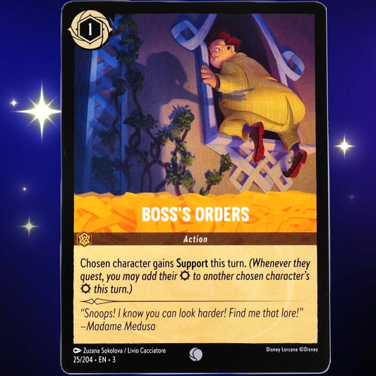 Boss's Orders - Common - Disney Lorcana TCG Into the Inklands #25/204