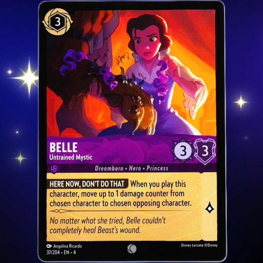 Belle Untrained Mystic - Common - Disney Lorcana Ursula's Return #37/204