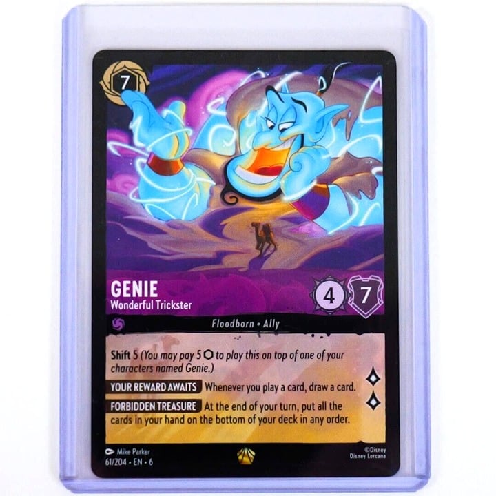 Genie Wonderful Trickster - Legendary - Disney Lorcana TCG Azurite Sea #61/204