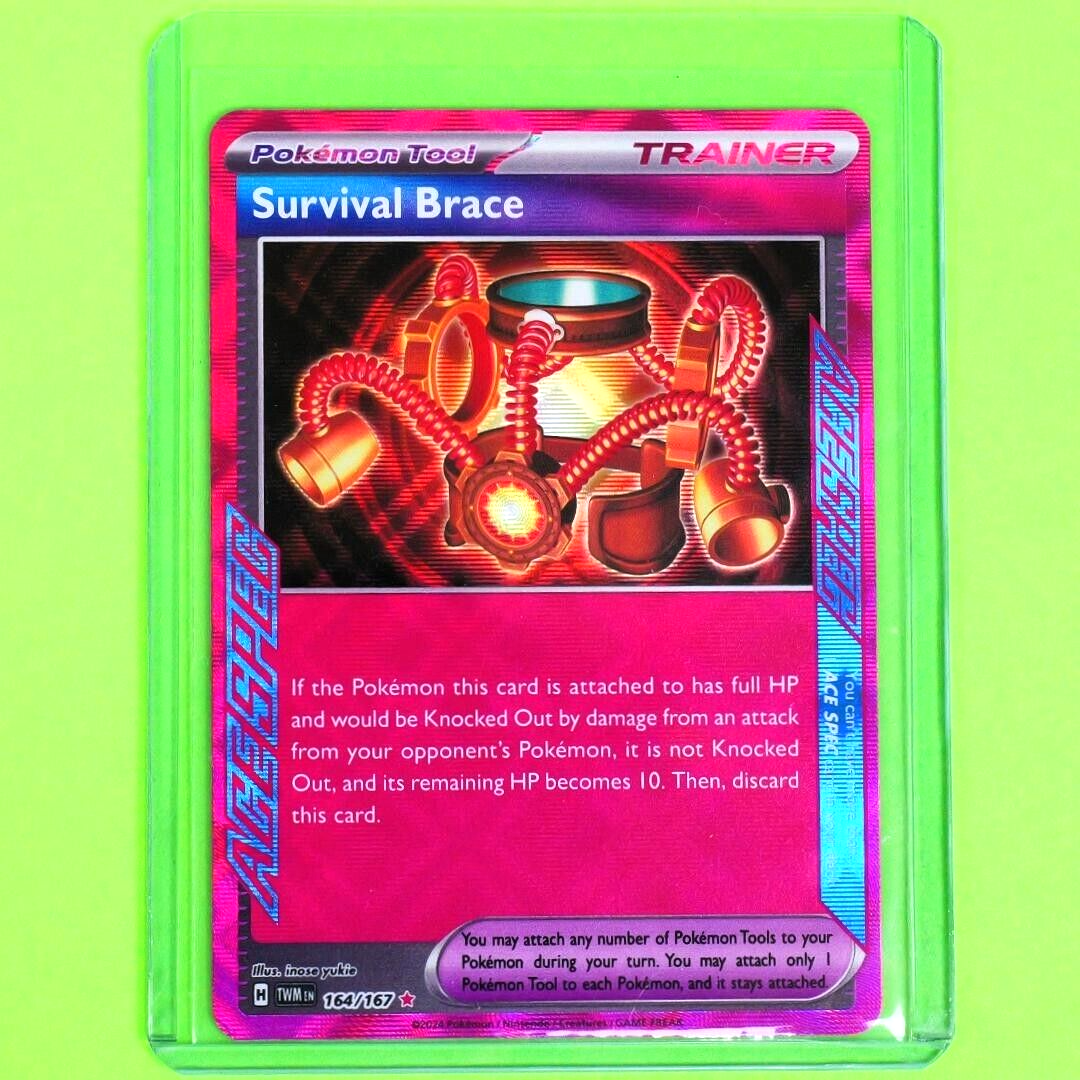 Survival Brace - ACE SPEC Rare Holo - Pokemon S & V Twilight Masquerade #164/167