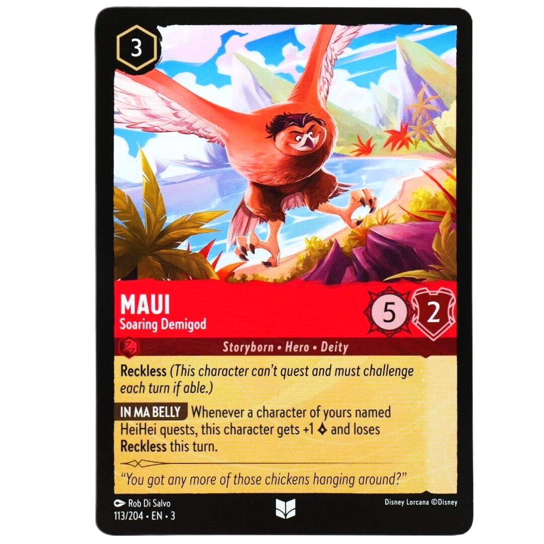 Maui Soaring Demigod - Uncommon - Disney Lorcana TCG Into the Inklands #113/204