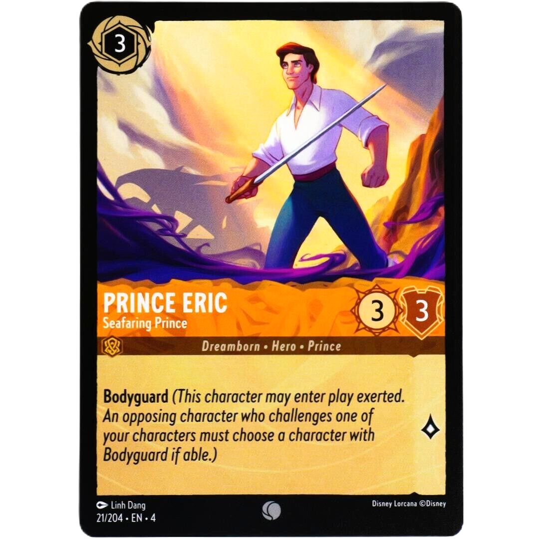 Prince Eric Seafaring Prince - Common - Disney Lorcana Ursula's Return #21/204