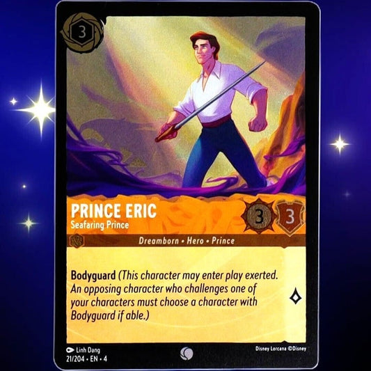 (Foil) Prince Eric Seafaring Prince - Disney Lorcana TCG Ursula's Return #21/204