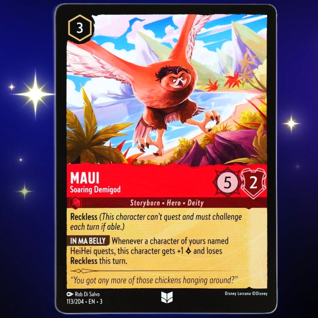 Maui Soaring Demigod - Uncommon - Disney Lorcana TCG Into the Inklands #113/204