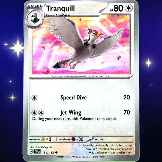 Tranquill - Common - Pokemon TCG Scarlet & Violet Temporal Forces #134/162