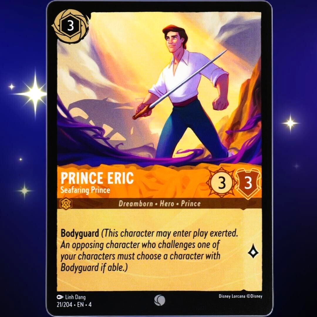 Prince Eric Seafaring Prince - Common - Disney Lorcana Ursula's Return #21/204