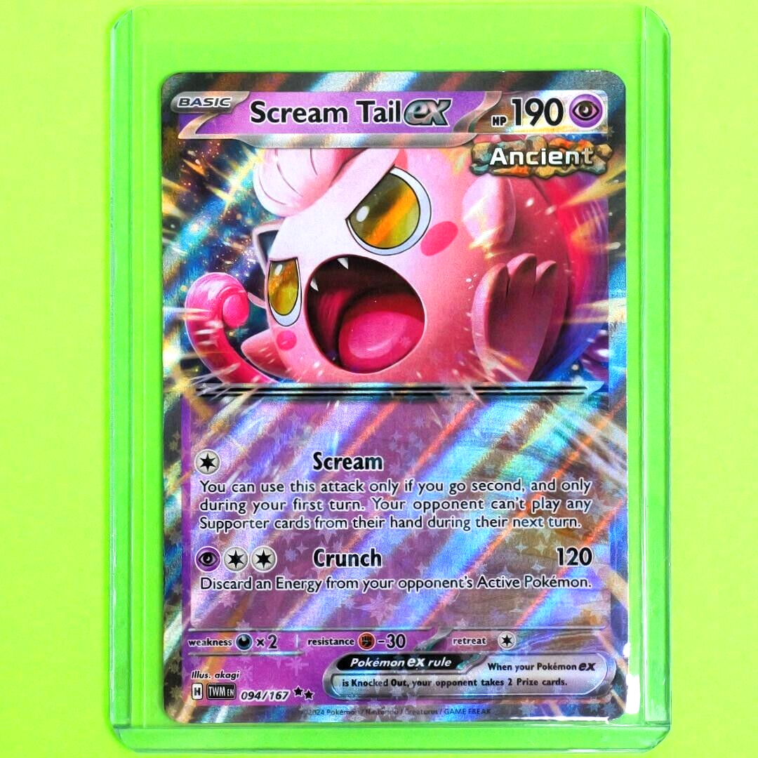 Scream Tail EX - Double Rare - Pokemon TCG S & V Twilight Masquerade #094/167