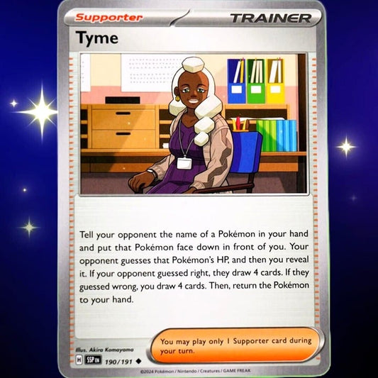 Tyme - Uncommon - Pokemon TCG Surging Sparks #190/191