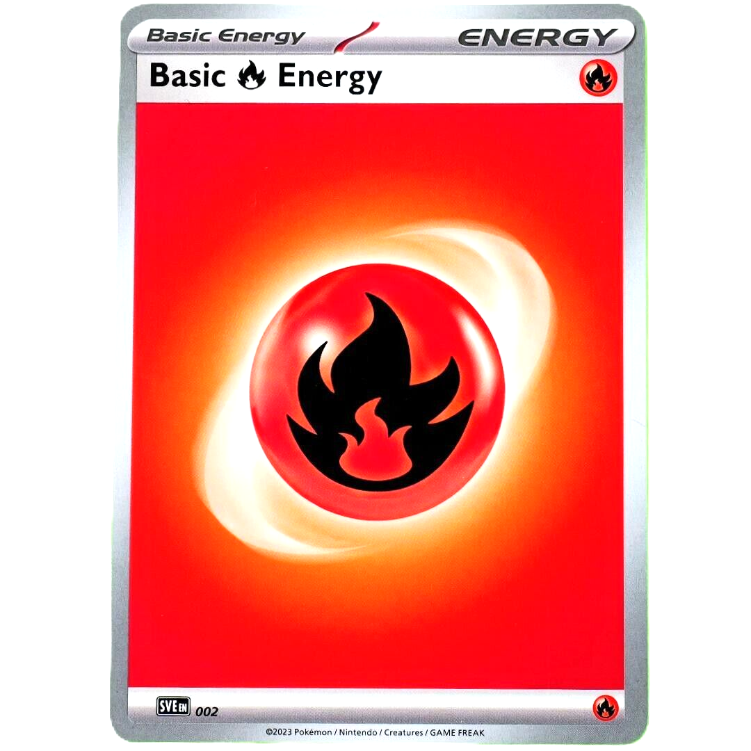 Basic Energy - Fire - Pokemon TCG Scarlet & Violet #002 - Set of 5