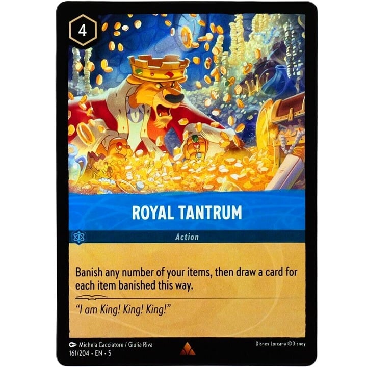 Royal Tantrum - Rare - Disney Lorcana TCG Shimmering Skies #161/204