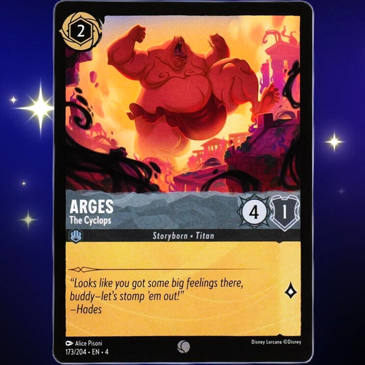 Arges The Cyclops - Common - Disney Lorcana TCG Ursula's Return #173/204