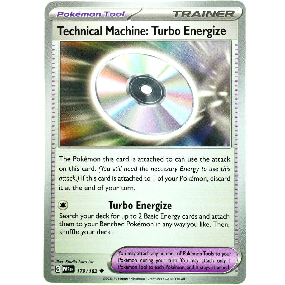 Technical Machine: Turbo Energize - Uncommon - Pokemon Paradox Rift #179/182