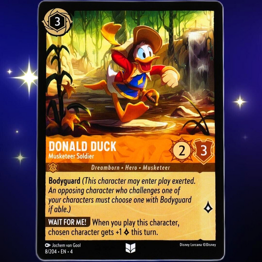 Donald Duck Musketeer Soldier - Uncommon - Disney Lorcana Ursula's Return #8/204