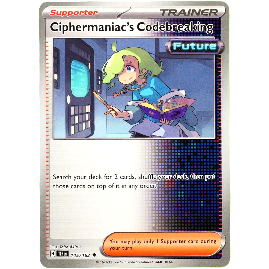 Ciphermaniac's Codebreaking - Uncommon - Pokemon TCG Temporal Forces #145/162