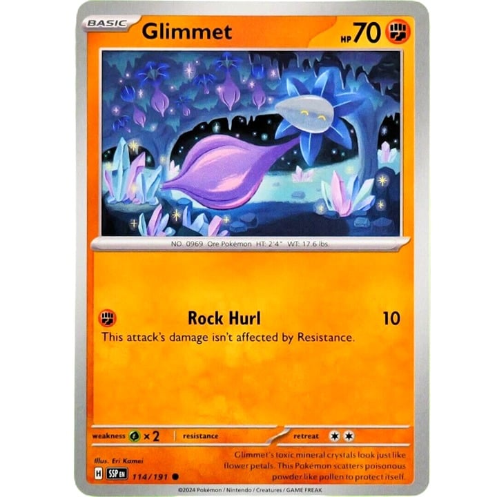 Glimmet - Common - Pokemon TCG Surging Sparks #114/191