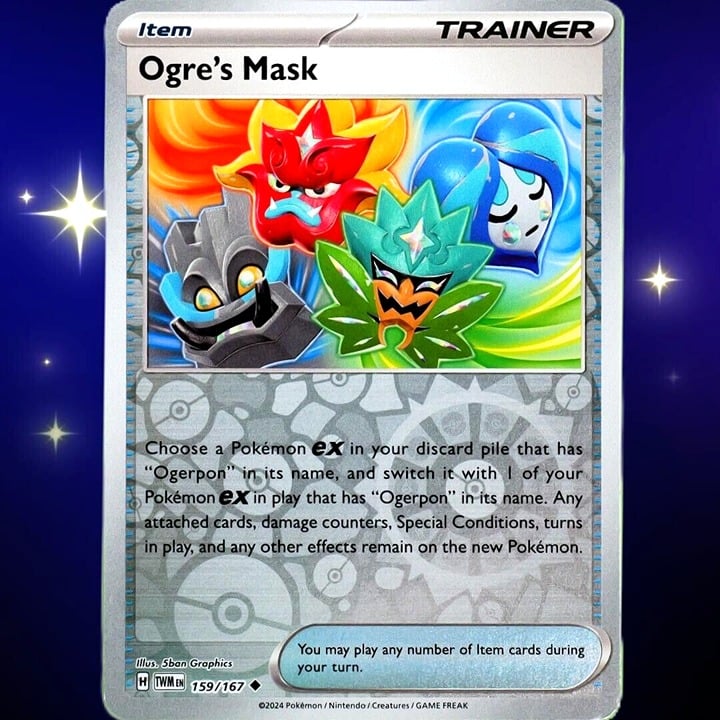 Ogre's Mask - Reverse Holo - Pokemon TCG Twilight Masquerade #159/167