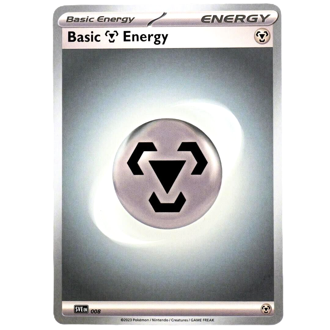 Basic Energy - Metal - Pokemon TCG Scarlet & Violet #008 - Set of 5