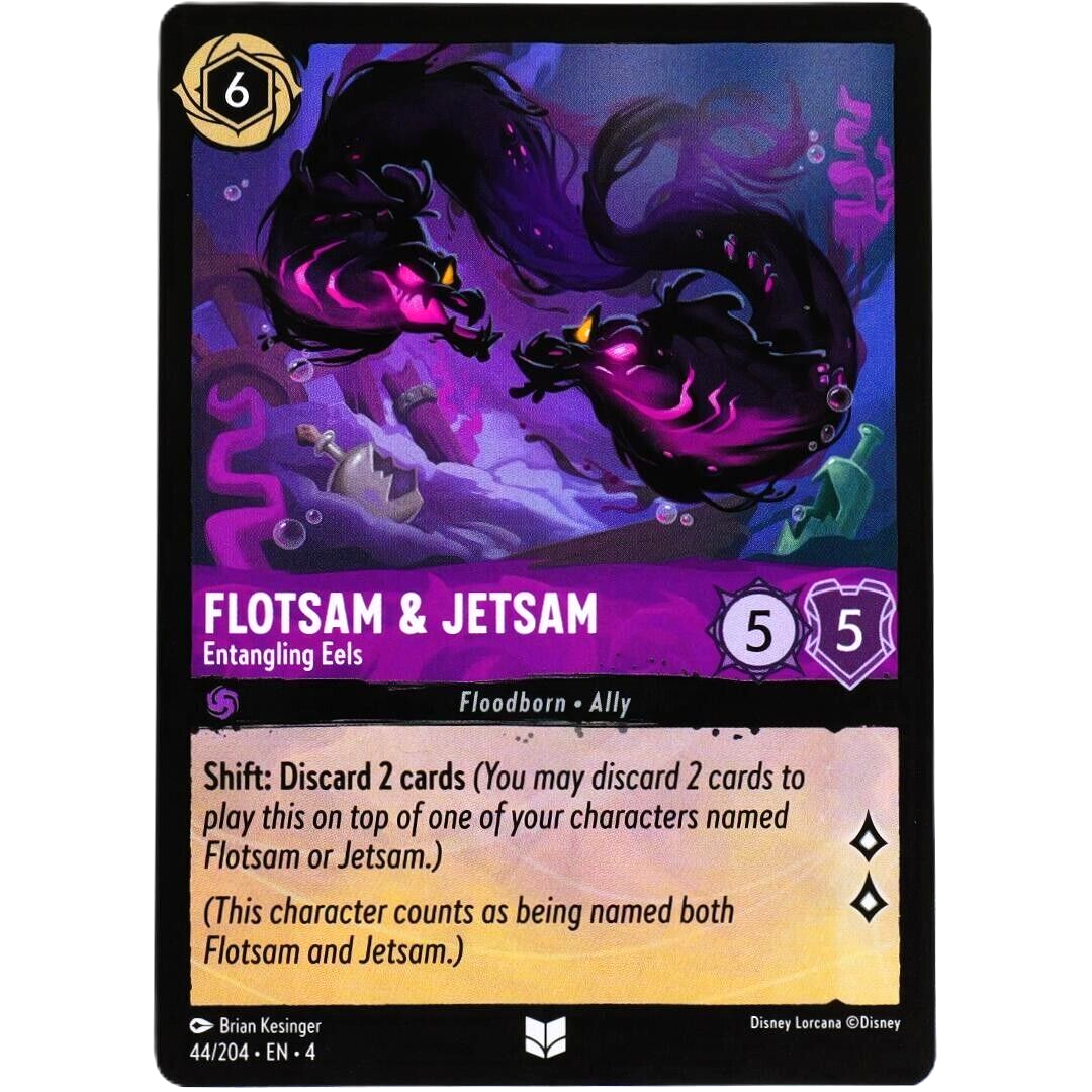 Flotsam & Jetsam Entangling Eels - Disney Lorcana TCG Ursula's Return #44/204