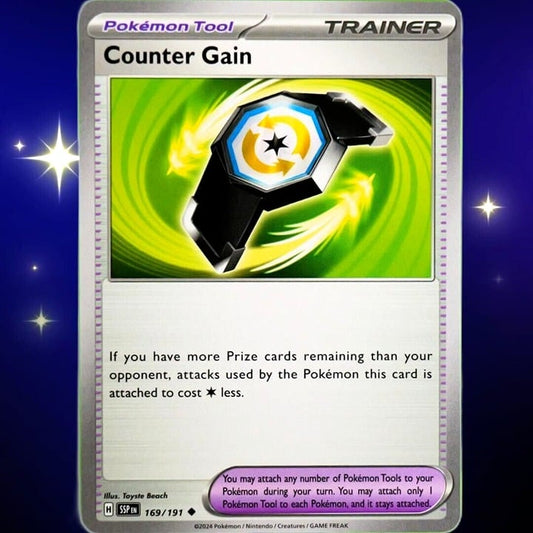 Counter Gain - Uncommon - Pokemon TCG Surging Sparks #169/191