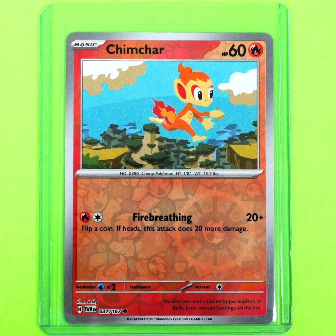 Chimchar - Reverse Holo - Pokemon Scarlet & Violet Twilight Masquerade #031/167
